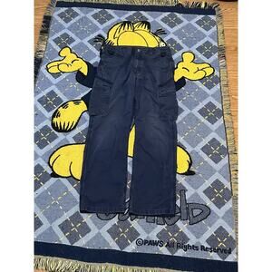 Vintage Carhartt Navy Blue Cargo Pants Travis Style